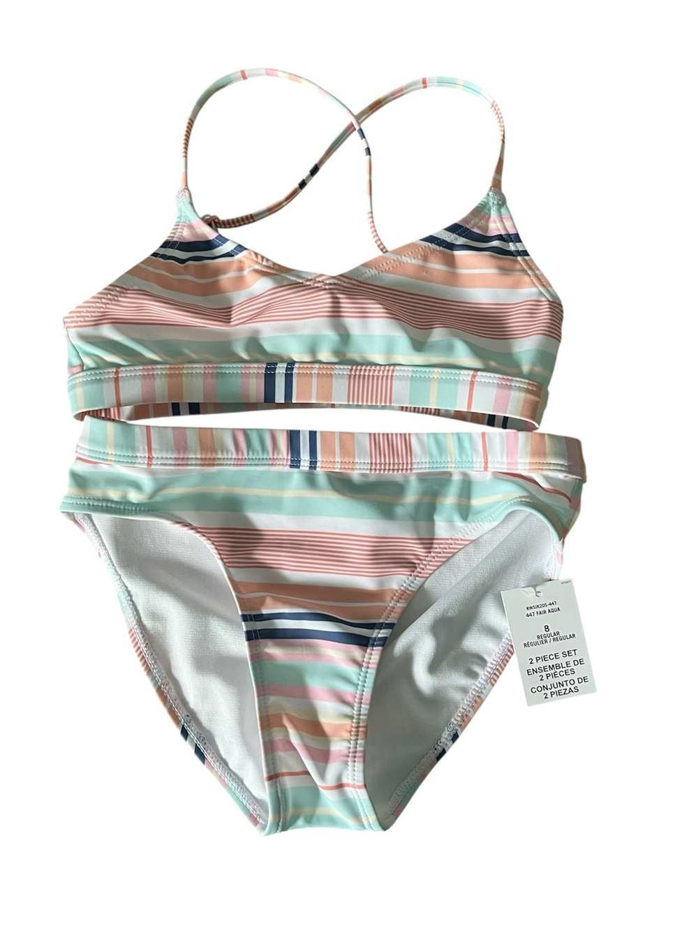 Roxy Girls Bikini Swim Set Size 8